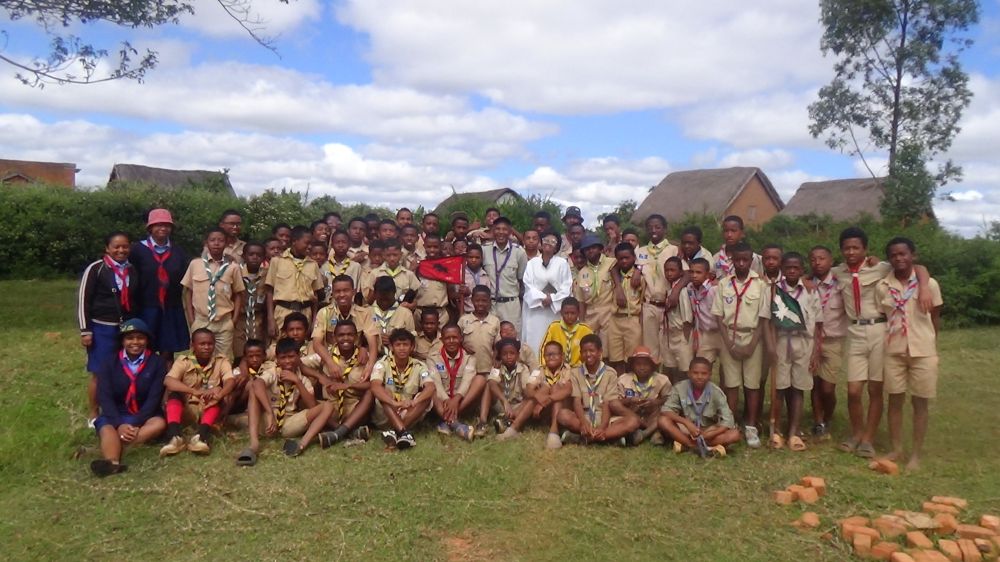 Pfadfinder in Madagaskar, boy scouts in Madagascar, scouts à Madagascar